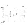 Смеситель для ванны с душем Lemark Unit (LM4527C)