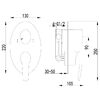 Смеситель для ванны с душем Lemark Atlantiss (LM3227C)
