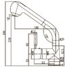 Смеситель для кухонной мойки  KAISER Merkur (26066)