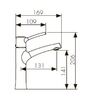 Смеситель для раковины  KAISER Stick (49111)