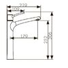 Смеситель для раковины  KAISER Stick (49133)