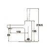Смеситель для раковины KAISER Vista (65011)