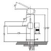 Смеситель для биде KAISER Sharp (64088)