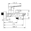 Смеситель для ванны с душем KAISER Atrio (60022)
