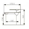 Смеситель для раковины  KAISER Linear (59011)
