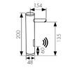 Смеситель для раковины KAISER Sensor (38511)