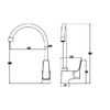 Смеситель для кухонной мойки  KAISER Clever (76044)