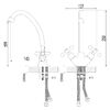 Смеситель для кухонной мойки Lemark Standard (LM2104C)