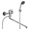 Смеситель Veragio TRIUMPH VR.TRM-2705.CR для ванны монокомандный, с поворотным изливом L40 см. и ручным душем, хром