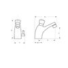 Смеситель Veragio VERAGIO VR.TMP-9501.CR для раковины порционный, период открытия затвора 5 сек 150 ml 0,5 bar (9007)