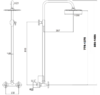 Душевая стойка Fmark (FS8405)