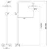 Душевая стойка Fmark (FS8505)