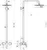 Душевая стойка Fmark (FS8205)
