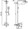 Душевая стойка Fmark (FS8145)