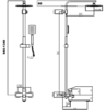 Душевая стойка Fmark (FS8145-35)