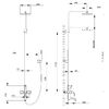 Душевая система для ванны Lemark Nubira (LM6262ORB)