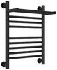 Полотенцесушитель водяной Сунержа Богема с полкой+ 500х400 цвет Матовый чёрный