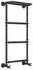 Полотенцесушитель водяной Сунержа Ренессанс 1386 960x400 цвет Тёмный титан муар