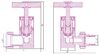 Вентиль Сунержа 3D правый (крест) G 1/2