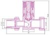 Вентиль Сунержа прямой цилиндр G 1/2