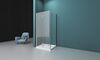Душевой уголок BelBagno ALBANO-ASH-1-100/80-C-Cr, стекло Прозрачное