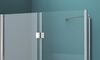 Душевой уголок BelBagno ALBANO-ASH-1-100/80-C-Cr, стекло Прозрачное
