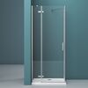 Душевой уголок BelBagno KRAFT-AH-12-90/100-C-Cr-L, стекло Прозрачное