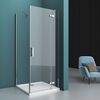 Душевой уголок BelBagno KRAFT-AH-12-90/100-C-Cr-R, стекло Прозрачное