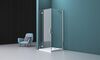 Душевой уголок BelBagno KRAFT-AH-22-90/80-C-Cr-L, стекло Прозрачное