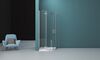 Душевой уголок BelBagno KRAFT-R-2-90-C-Cr, стекло Прозрачное