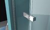 Душевая дверь BelBagno KRAFT-B-12-60/20-C-Cr-R, стекло прозрачное, регулировка 78,5-80 см