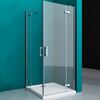 Душевой уголок BelBagno KRAFT-AH-22-100/80-C-Cr-R, стекло Прозрачное