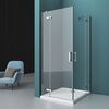 Душевой уголок BelBagno KRAFT-AH-22-120/80-C-Cr-L, стекло Прозрачное