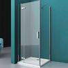 Душевой уголок BelBagno KRAFT-A-12-100-C-Cr-L, стекло Прозрачное