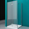 Душевой уголок BelBagno ALBANO-ASH-1-100/80-C-Cr, стекло Прозрачное