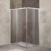 Душевой уголок BelBagno UNIQUE-AH-2-100/115-75/90-P-Cr, 100х80 стекло Матовое