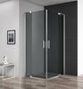 Душевой уголок CEZARES SLIDER-A-2-80/90-GRIGIO-Cr профиль хром, стекло тонированное 80-90x80-90 см