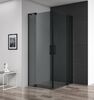 Душевой уголок CEZARES SLIDER-A-2-80/90-GRIGIO-NERO профиль черный, стекло тонированное 80-90x80-90 см