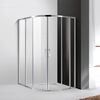 Душевой уголок CEZARES MOLVENO-RH-22-120/110-C-Cr-IV профиль хром, стекло прозрачное 120x110 см