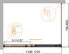Душевой уголок CEZARES DUET SOFT-AH-1-120/80-C-Cr профиль хром, стекло прозрачное 120x80 см
