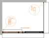 Душевой уголок CEZARES DUET SOFT-AH-1-160/80-C-Cr профиль хром, стекло прозрачное 160x80 см
