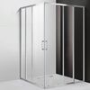 Душевой уголок CEZARES MOLVENO-A-22-90+30-C-Cr-IV профиль хром, стекло прозрачное 120x120 см