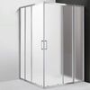 Душевой уголок CEZARES MOLVENO-A-22-90+20-P-Cr профиль хром, стекло матовое 110x110 см
