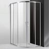 Душевой уголок CEZARES MOLVENO-RH-2-110/80-C-Cr-IV профиль хром, стекло прозрачное 110x80 см