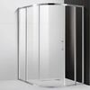 Душевой уголок CEZARES MOLVENO-R-11-100+30-C-Cr-IV профиль хром, стекло прозрачное 130x130 см