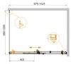 Душевой уголок CEZARES STYLUS-SOFT-A-1-100/100-C-Cr профиль хром, стекло прозрачное 100x100 см
