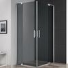 Душевой уголок CEZARES SLIDER-A-2-80/90-GRIGIO-Cr профиль хром, стекло тонированное 80-90x80-90 см