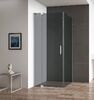 Душевой уголок CEZARES SLIDER-AH-1-100-80/90-GRIGIO-Cr профиль хром, стекло тонированное 80-90x100 см