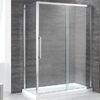 Душевой уголок CEZARES LUX-SOFT-W-AH-1-130/100-C-Cr-IV профиль хром, стекло прозрачное 130x100 см