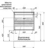 Тумба c раковиной Aquanet Lino 60 (Flat) белый глянец